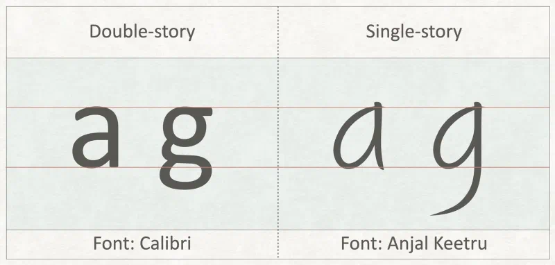 Single and double story comparison
